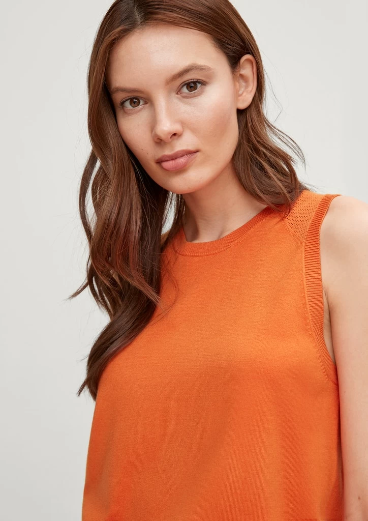 Comma Ci Feinstrick-Top – Bild 2