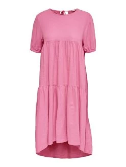 Only ONLBEA-Caro S/S Linen Blend Dress PNT