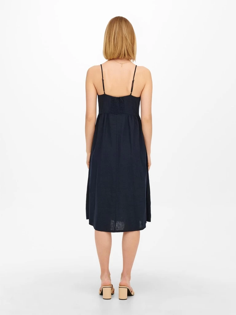 Jacqueline De Yong JDYSAY STRAP BELOW KNEE LINEN DRESS WVN – Bild 5