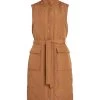 Vila VIOLINIRA L/S QUILTED LONG VEST/SU