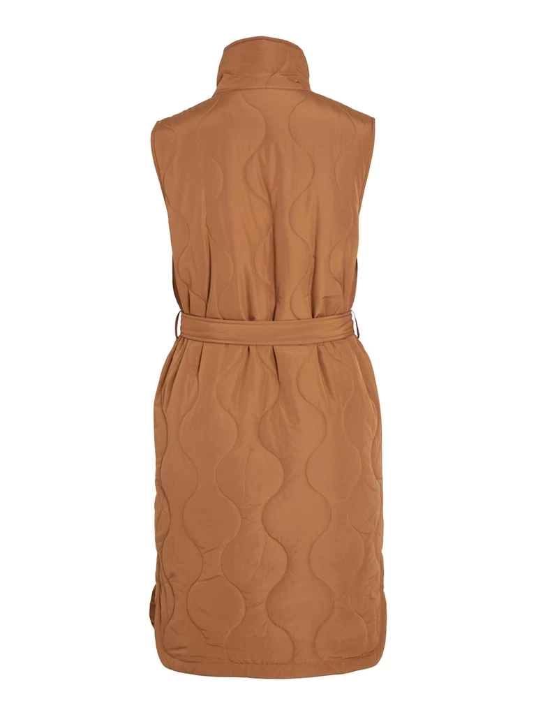 Vila VIOLINIRA L/S QUILTED LONG VEST/SU – Bild 2