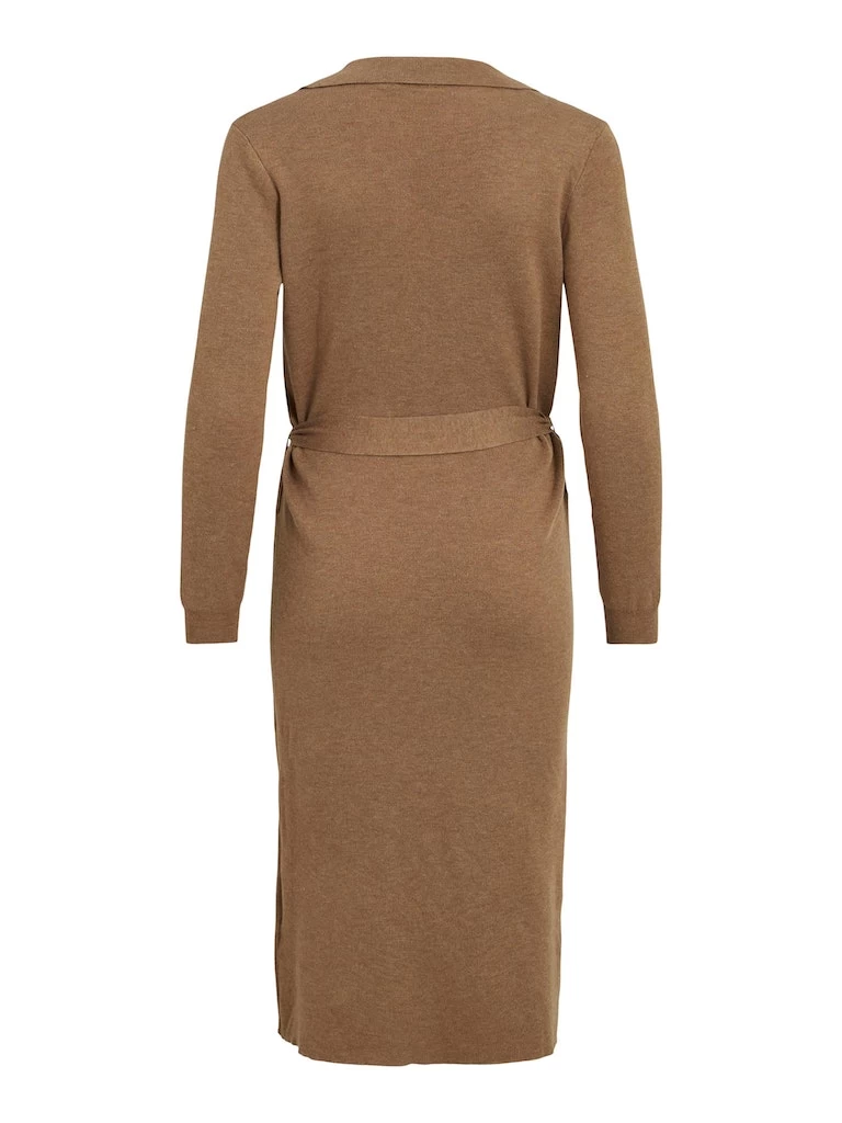 Vila VIMARLA COLLAR L/S KNIT DRESS