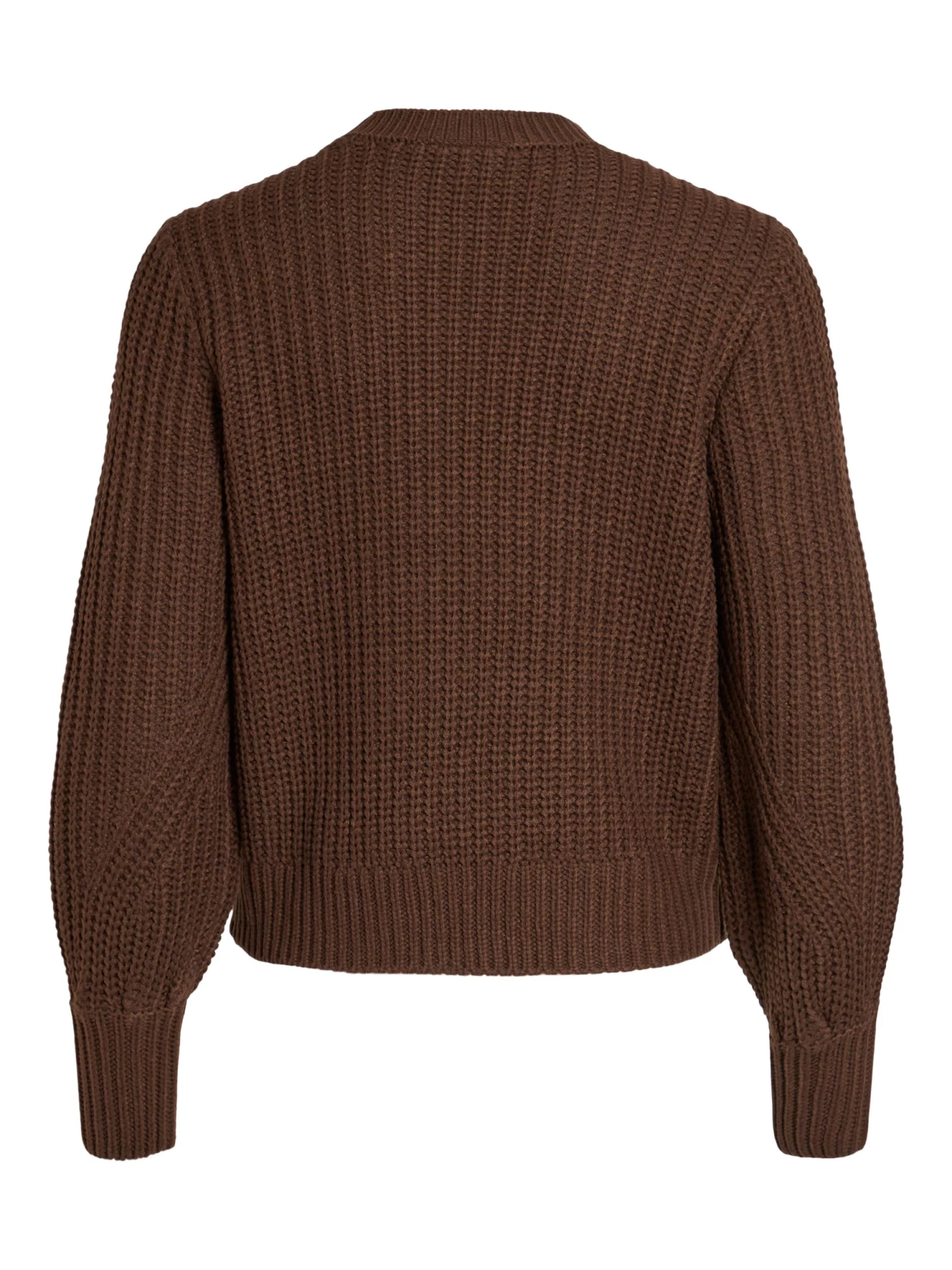 Vila VINORILA NEW L/S FLOUNCE KNIT TOP – Bild 3