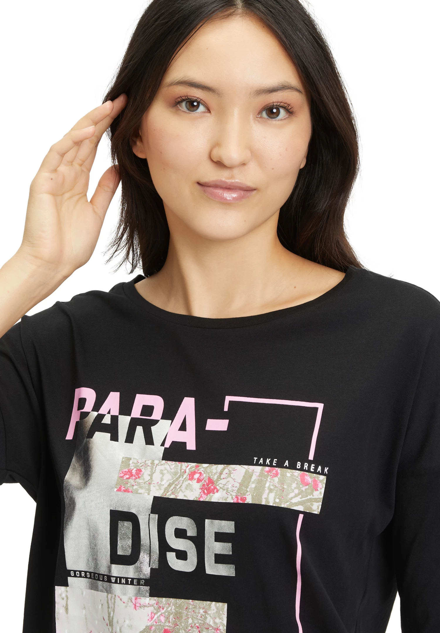 Cartoon Rundhals-Shirt – Bild 3