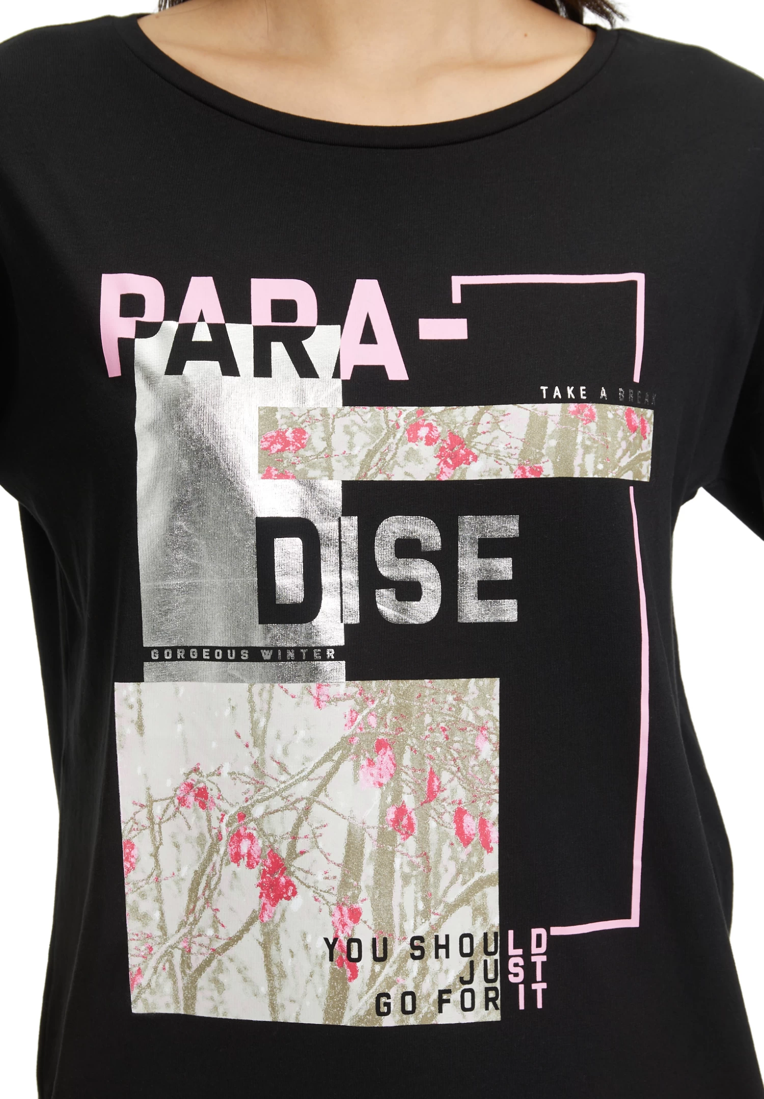 Cartoon Rundhals-Shirt – Bild 6