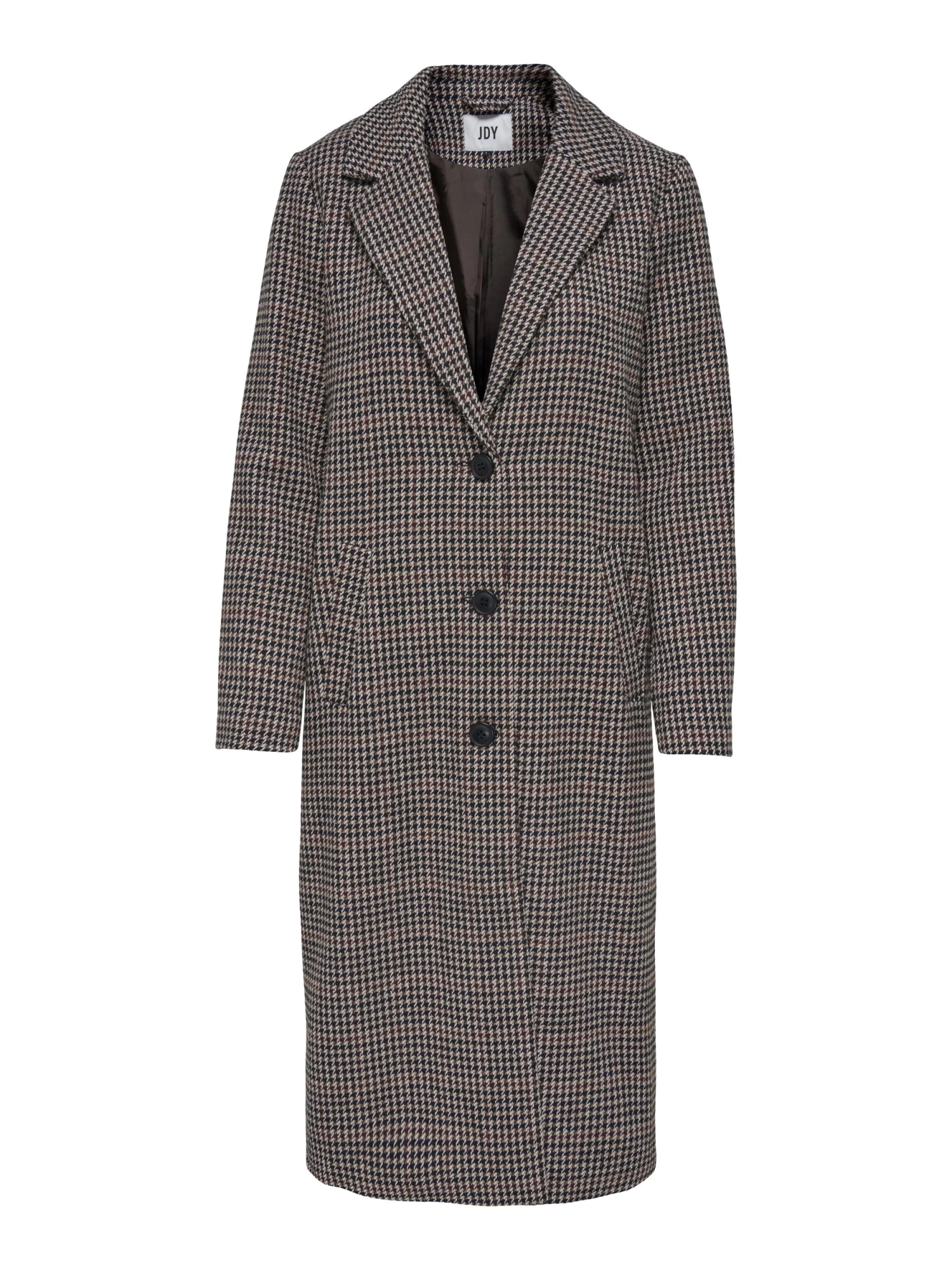 Jacqueline De Yong JDYEMMA CHECK X-LONG COAT OTW HAB