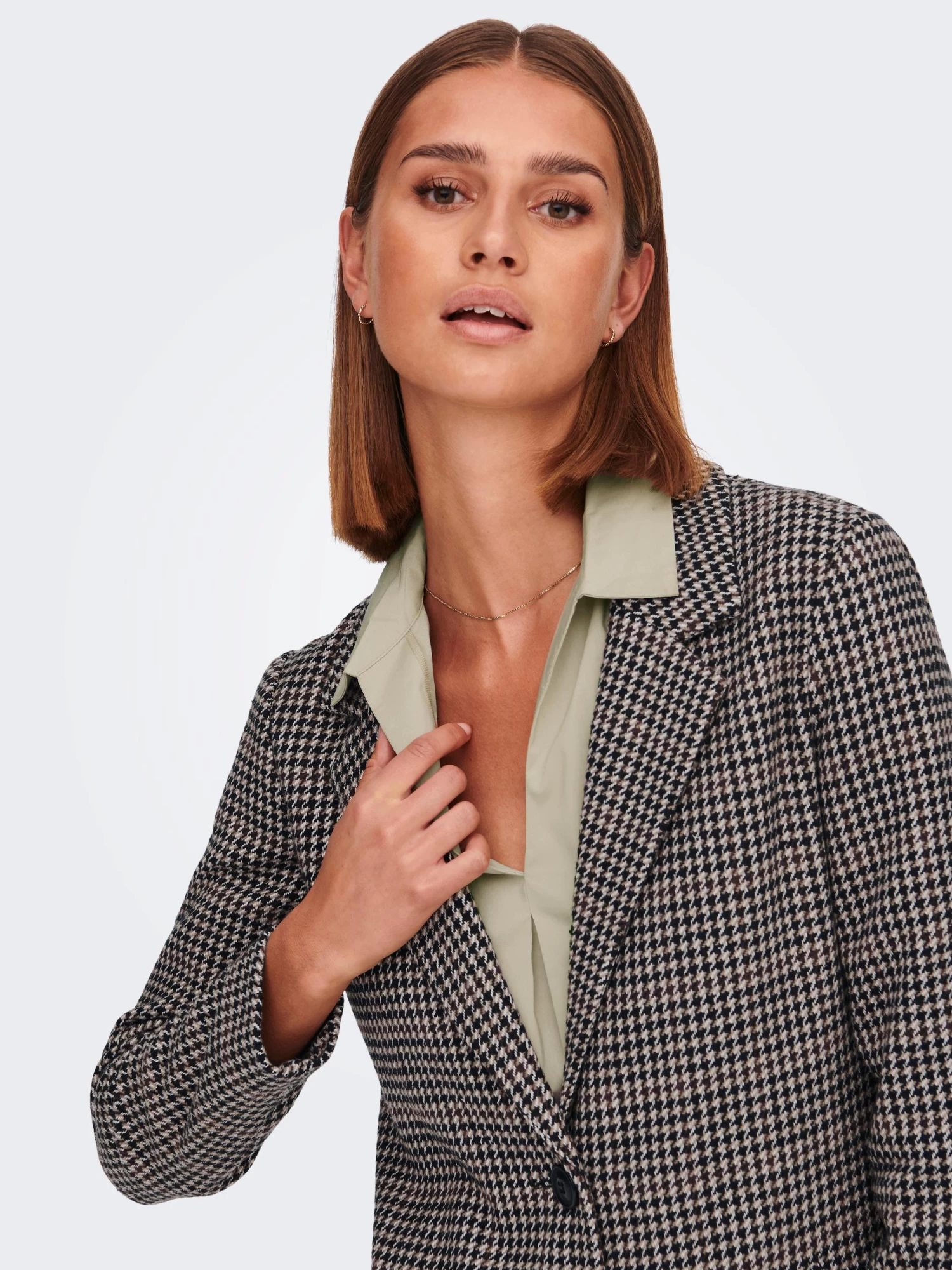 Jacqueline De Yong JDYEMMA CHECK X-LONG COAT OTW HAB – Bild 5