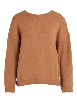 Vila VIFEAMI L/S REV V-NECK KNIT TOP/SU