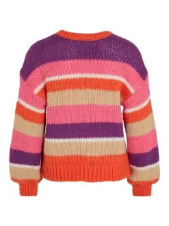 Vila VIAKSINA L/S STRIPE KNIT TOP/SU