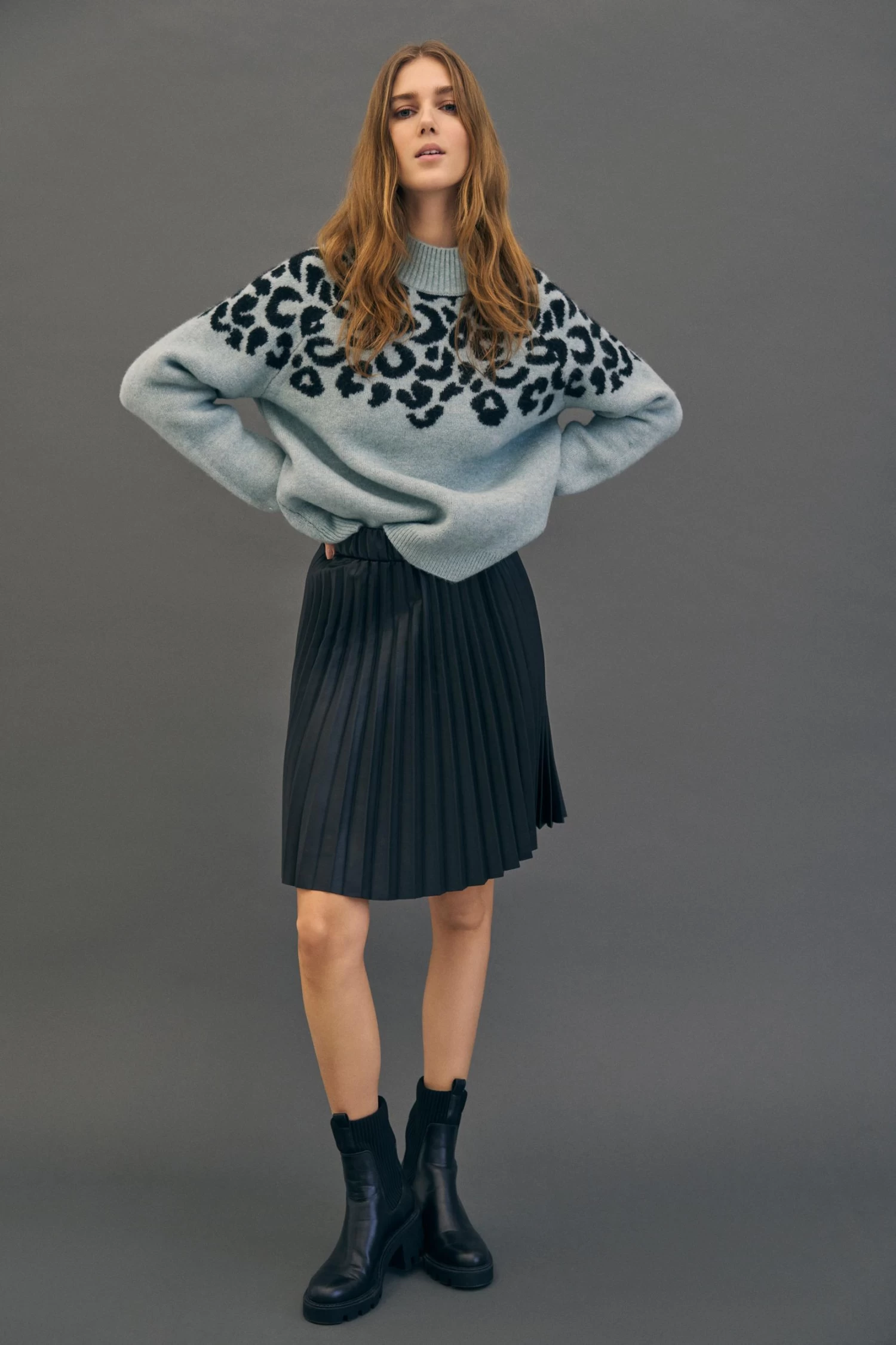 Vila VILISSE RW COATED SKIRT – Bild 2