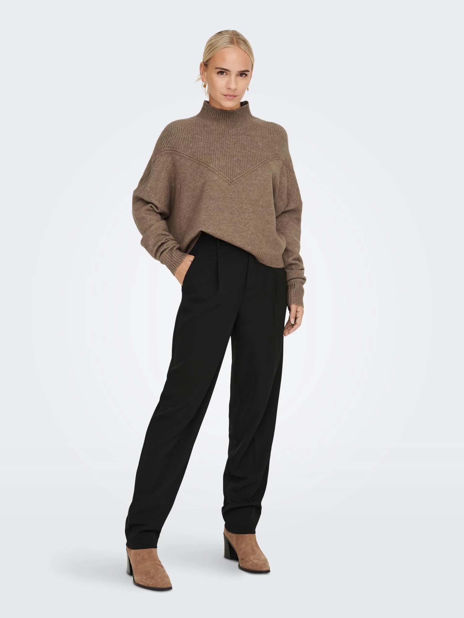 Only ONLSILLY L/S HIGHNECK PULLOVER BF KNT – Bild 5