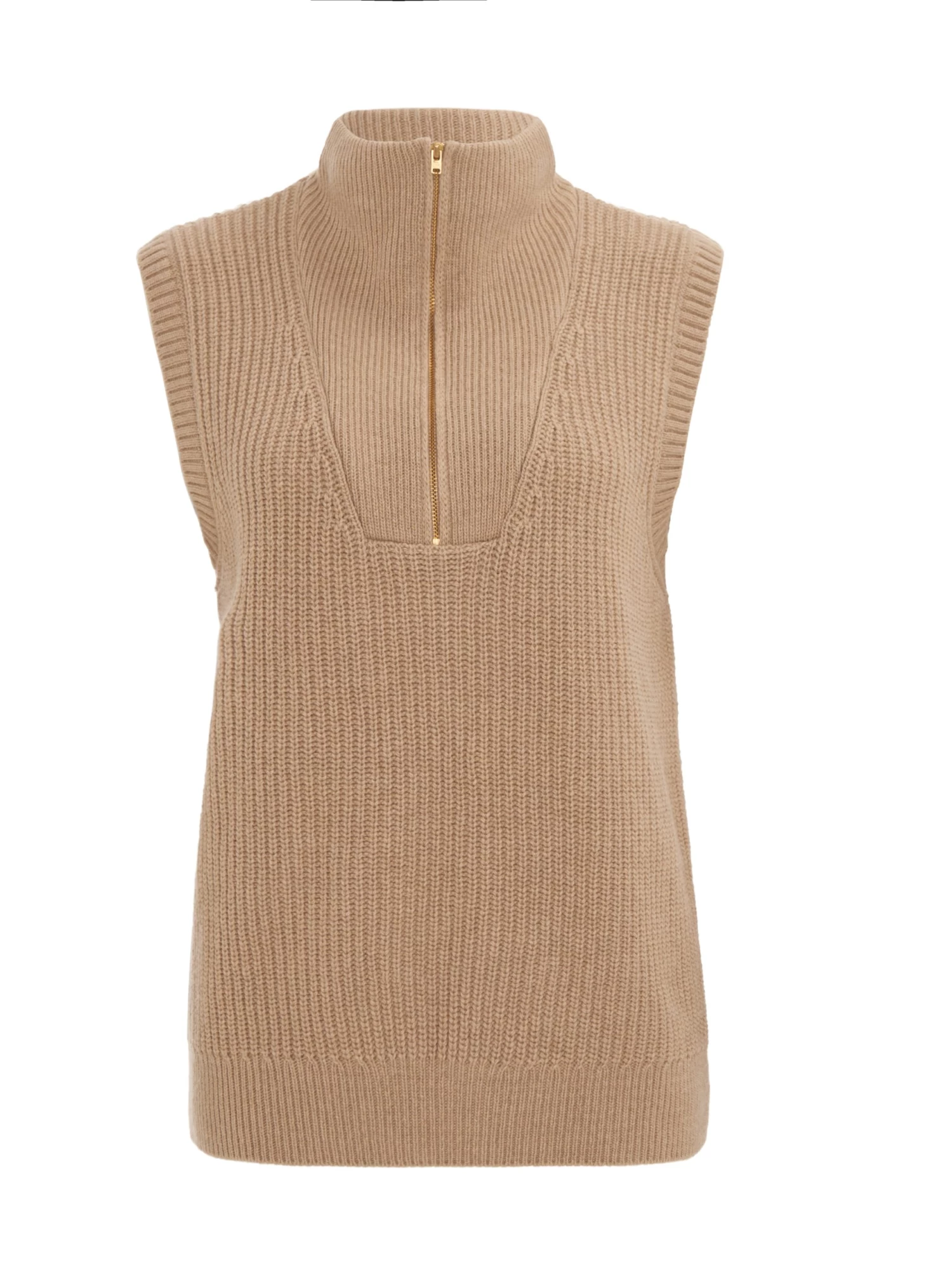 Re.draft Knit Vest Zip Troyer – Bild 7