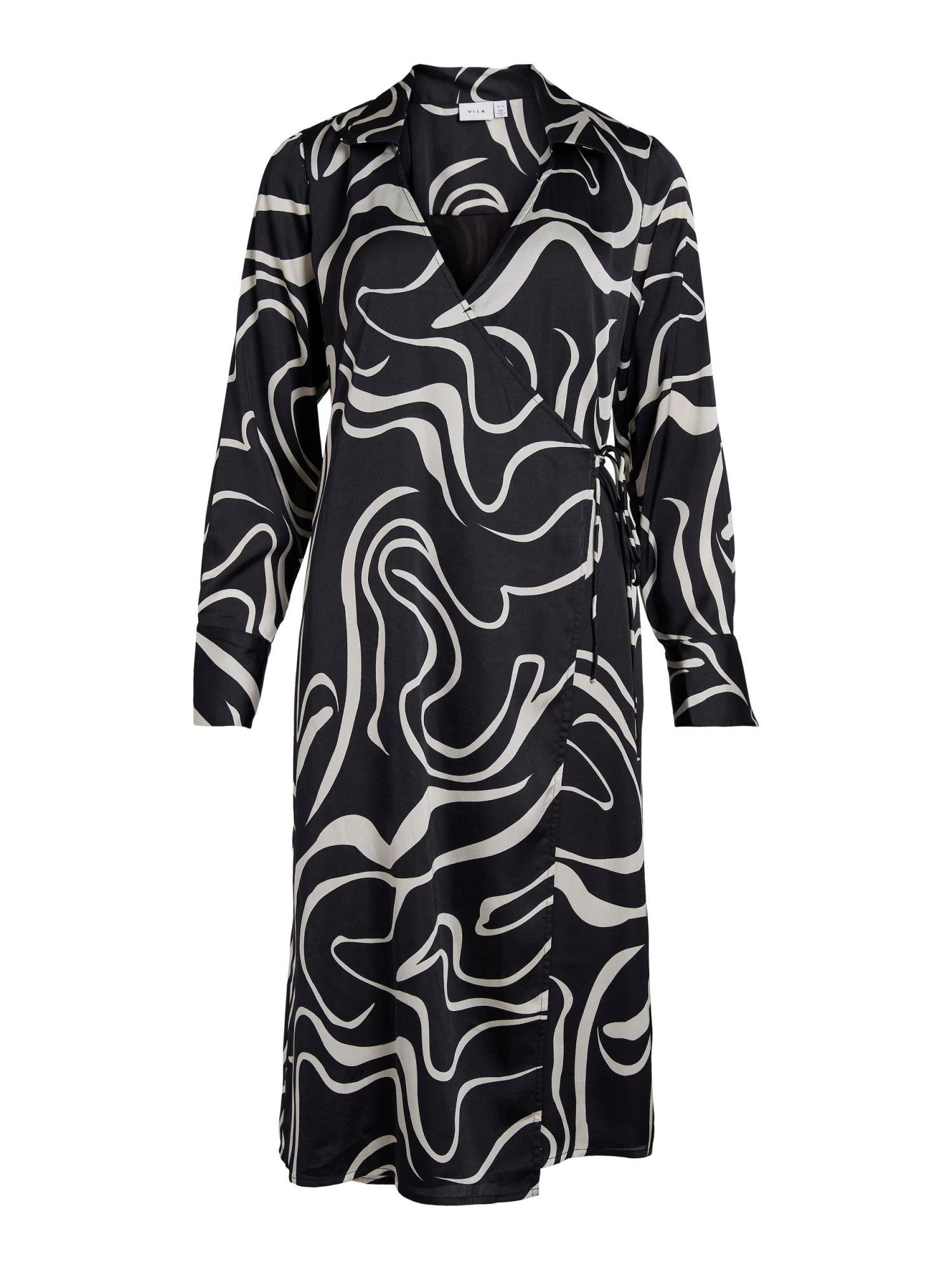 Vila VIJULIE IDA L/S MID CALF WRAP DRESS – Bild 2