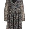 Vila VIFALIA V-NECK L/S DRESS/SU