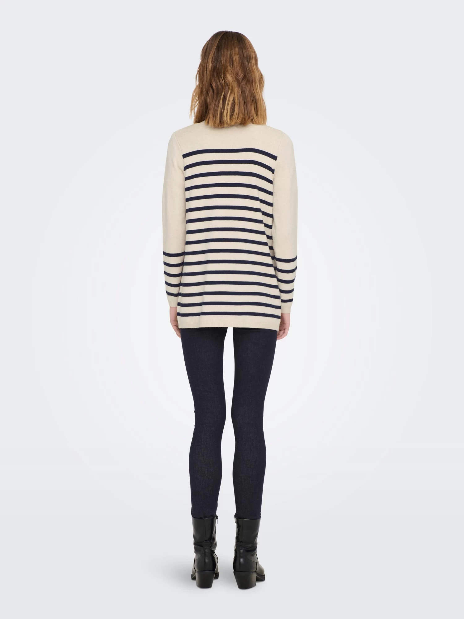Jacqueline De Yong JDYMARCO STRIPED L/S OPEN CARDIGAN KNT – Bild 6