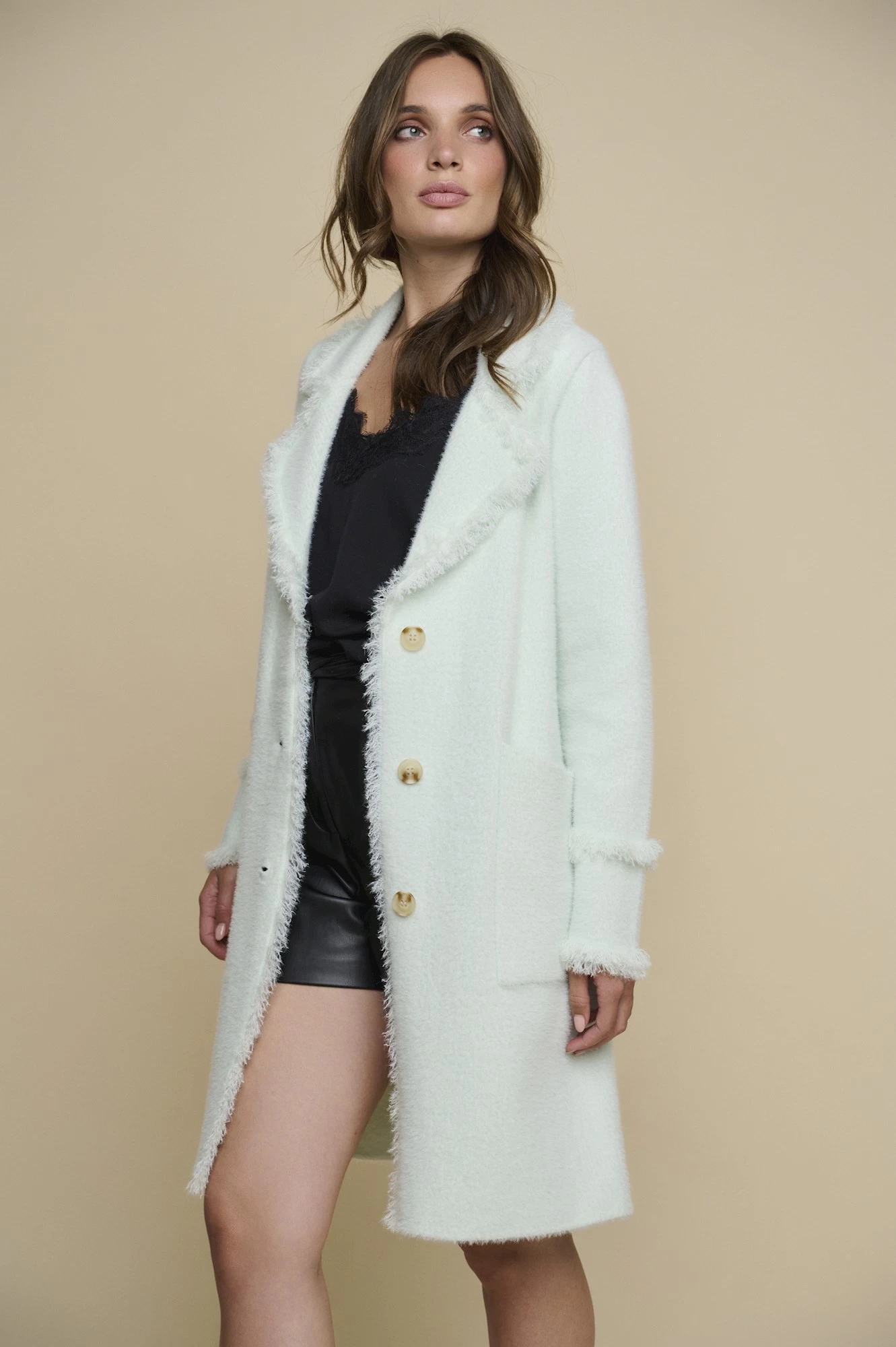 RINO & PELLE Rino&Pelle Coat Long Single Breasted – Bild 2