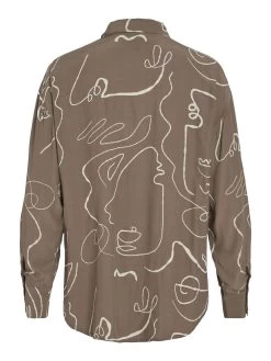 Vila VIKIKKI MAT L/S OVERSIZE LONG SHIRT/SU/M