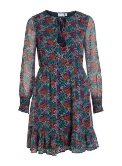 Vila VIFALIA ELI L/S SHORT DRESS/SU/LC