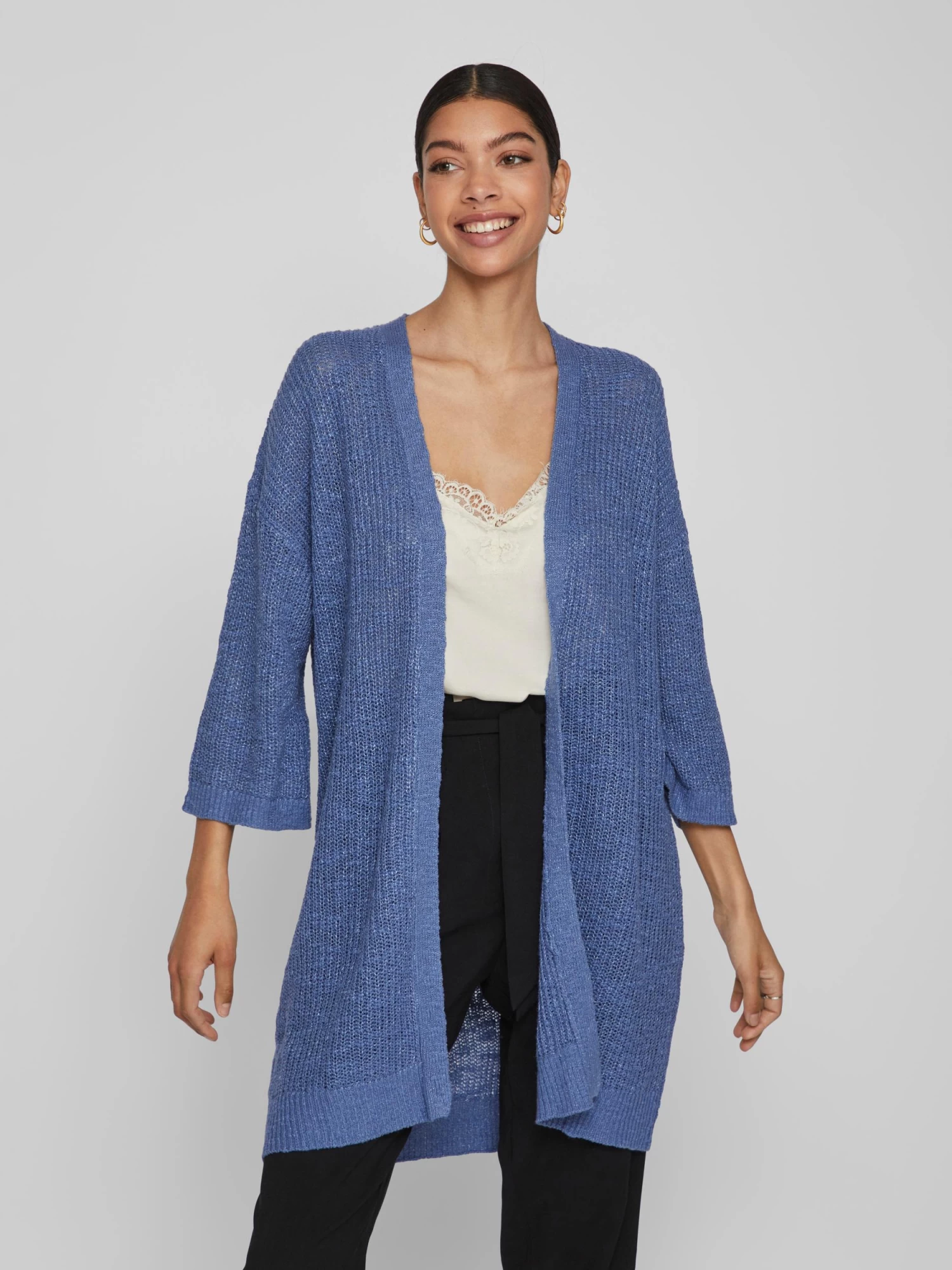 Vila VIPOCA 3/4 SLEEVE OPEN KNIT CARDIGAN – Bild 6