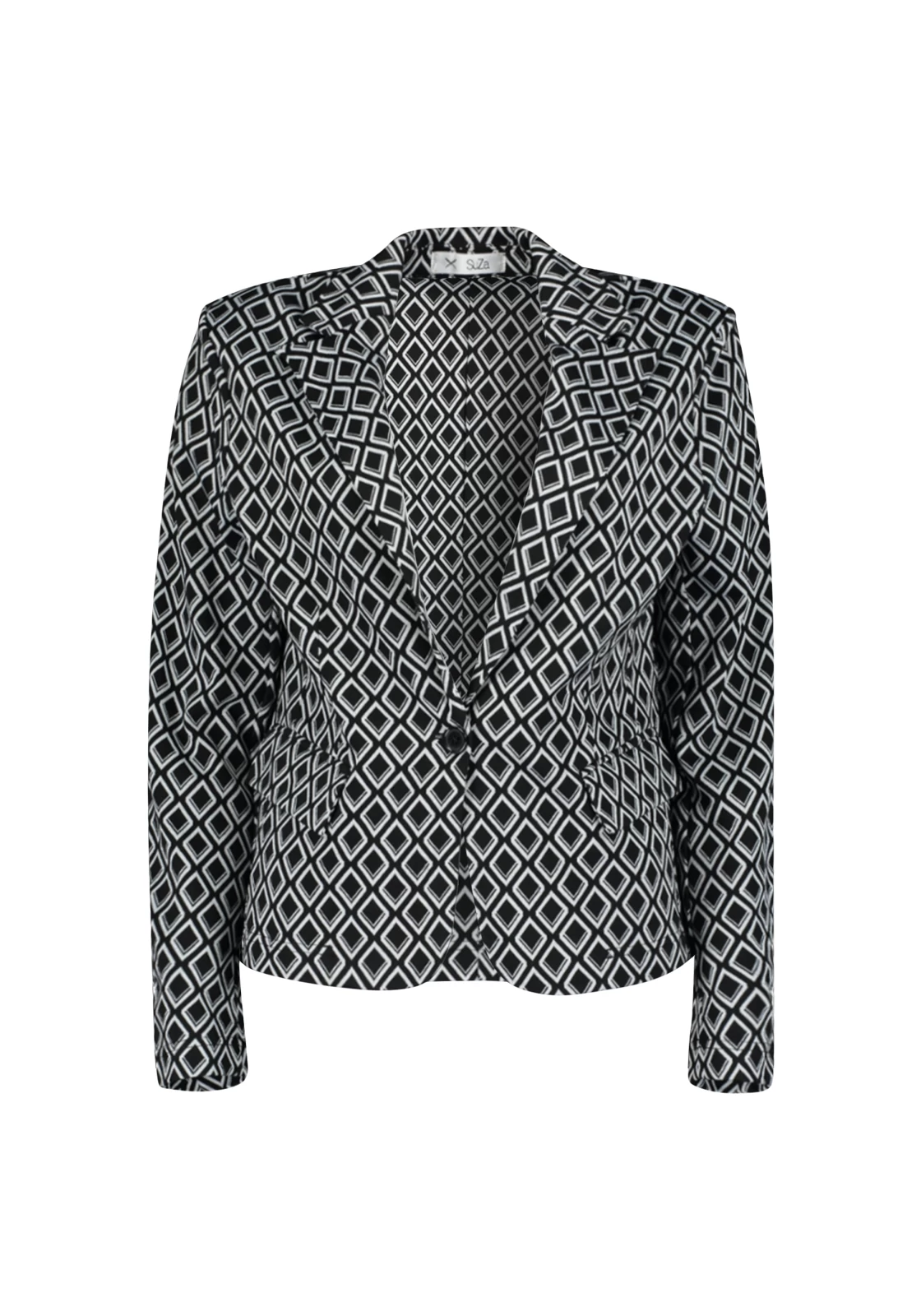 SuZa 8213-Jacquard Blazer Summer Vibes