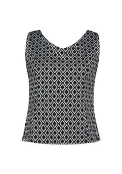 SuZa 8213-Jacquard Top Summer Vibes