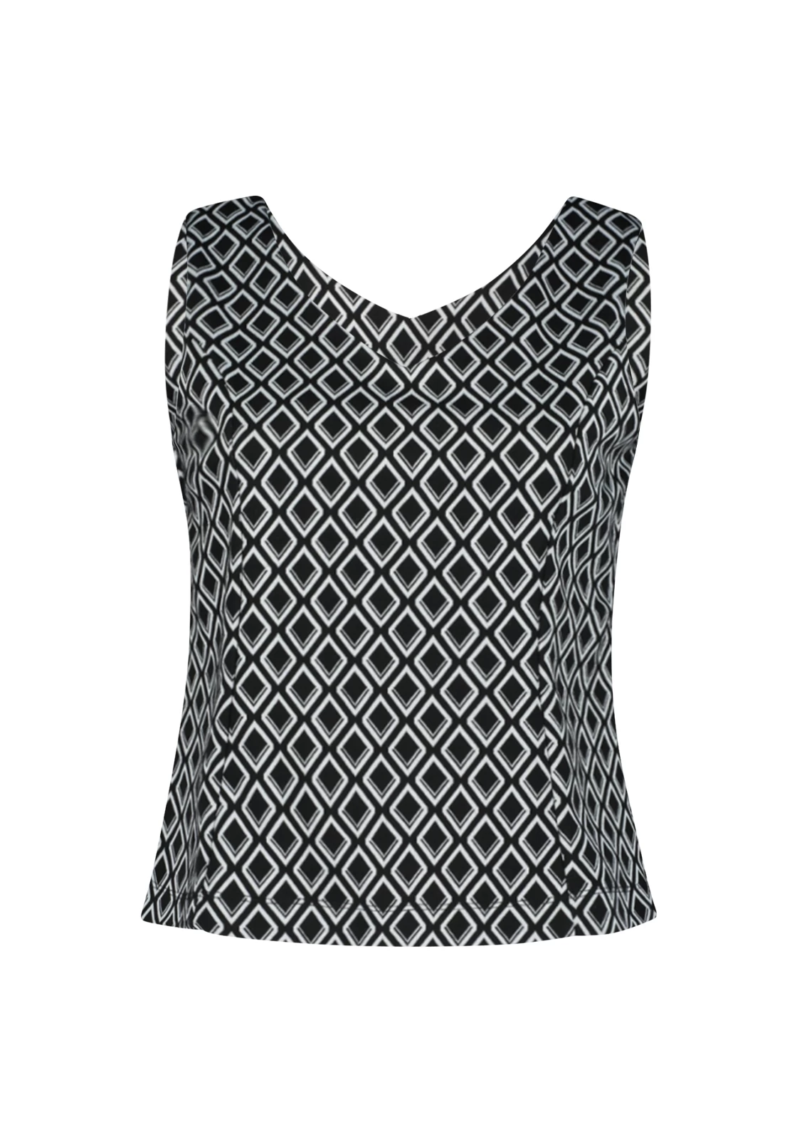 SuZa 8213-Jacquard Top Summer Vibes