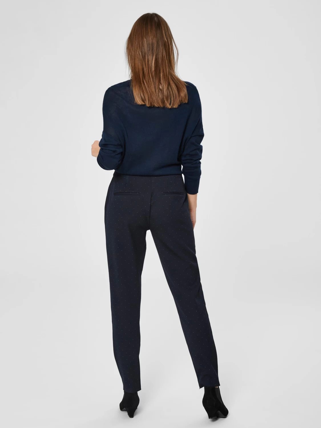 Selected SLFMUSE MW CROPPED PANT DOT B – Bild 5